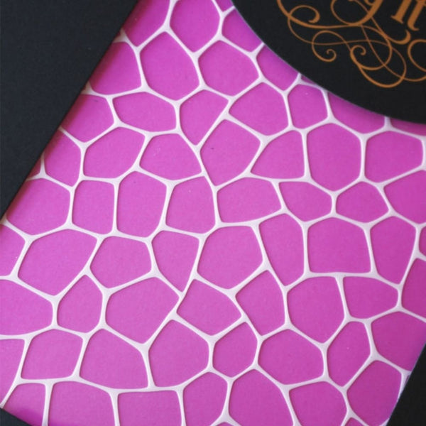 Caking It Up Pebbles Cake Stencil