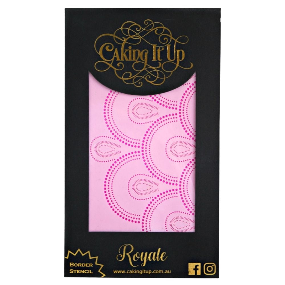 Caking It Up Royale Cake Stencil