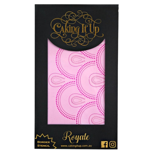 Caking It Up Royale Cake Stencil