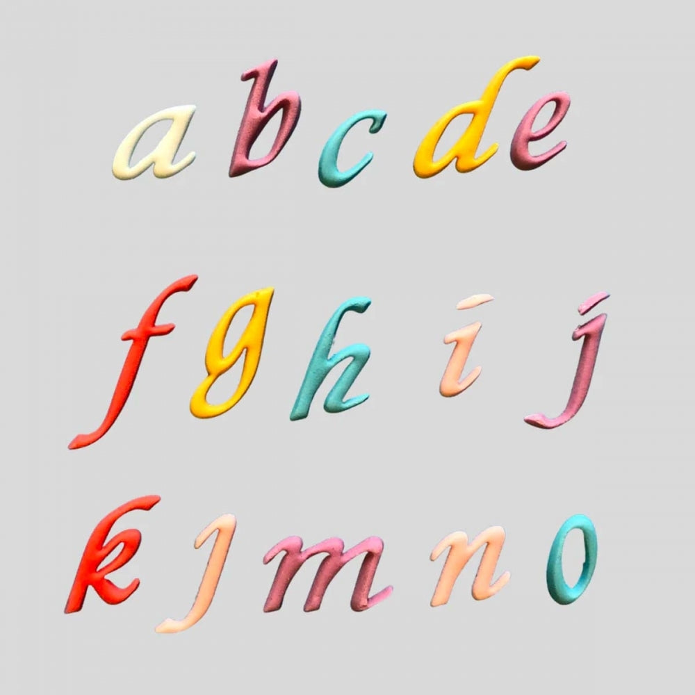 FMM Script Alphabet Lower Case Tappit Set