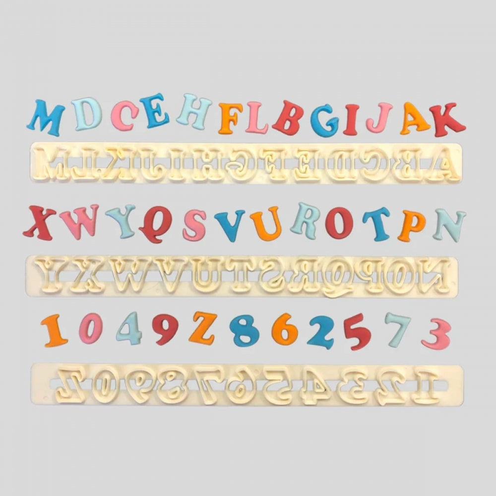 FMM Art Deco Style Uppercase Alphabet & Number Tappit Set