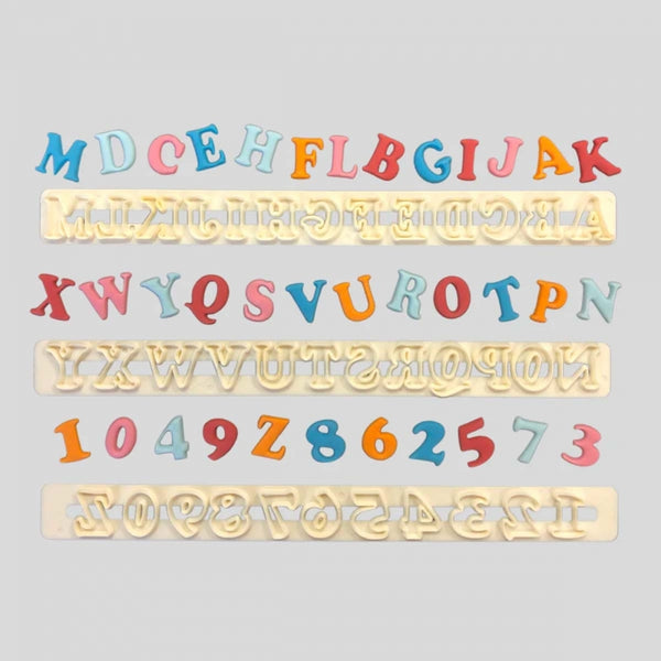 FMM Art Deco Style Uppercase Alphabet & Number Tappit Set