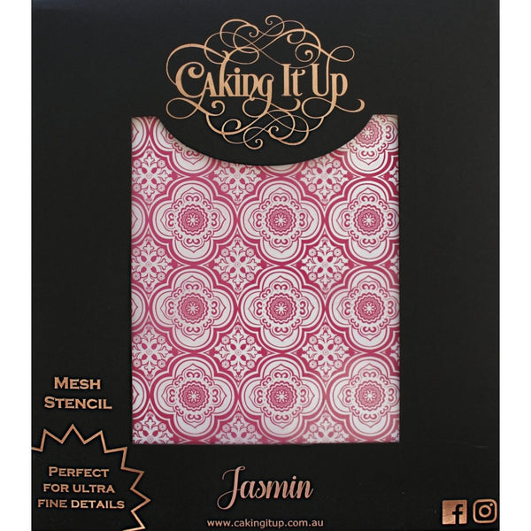 Caking It Up Jasmin Mesh Cake Stencil