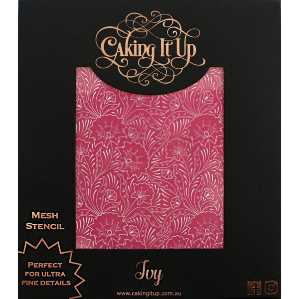 Caking It Up Ivy Mesh Cake Stencil