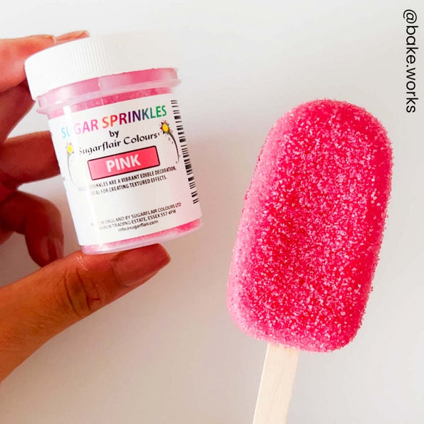 Sugarflair Sugar Sprinkles 40g - Pink