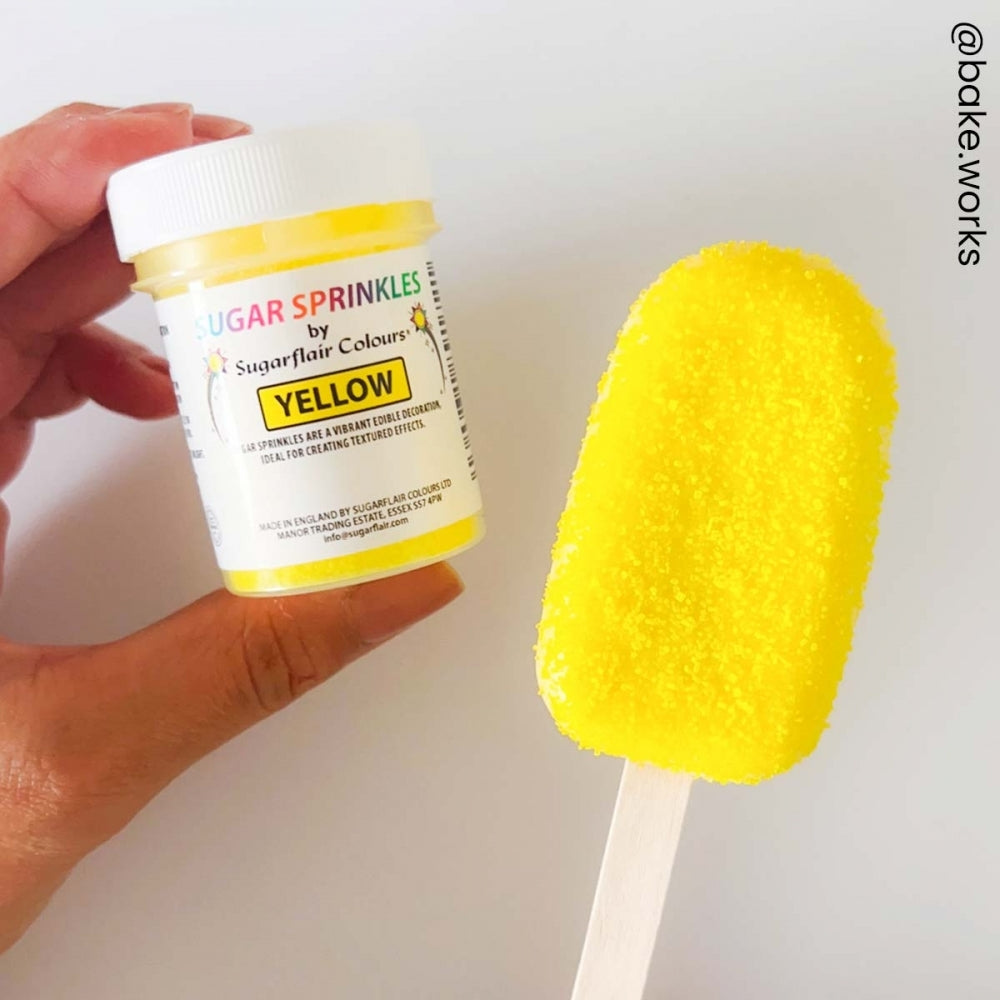 Sugarflair Sugar Sprinkles 40g - Yellow