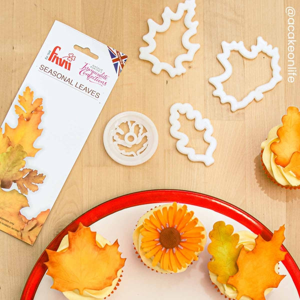 FMM Seasonal Leaves Icing Cutter Set
