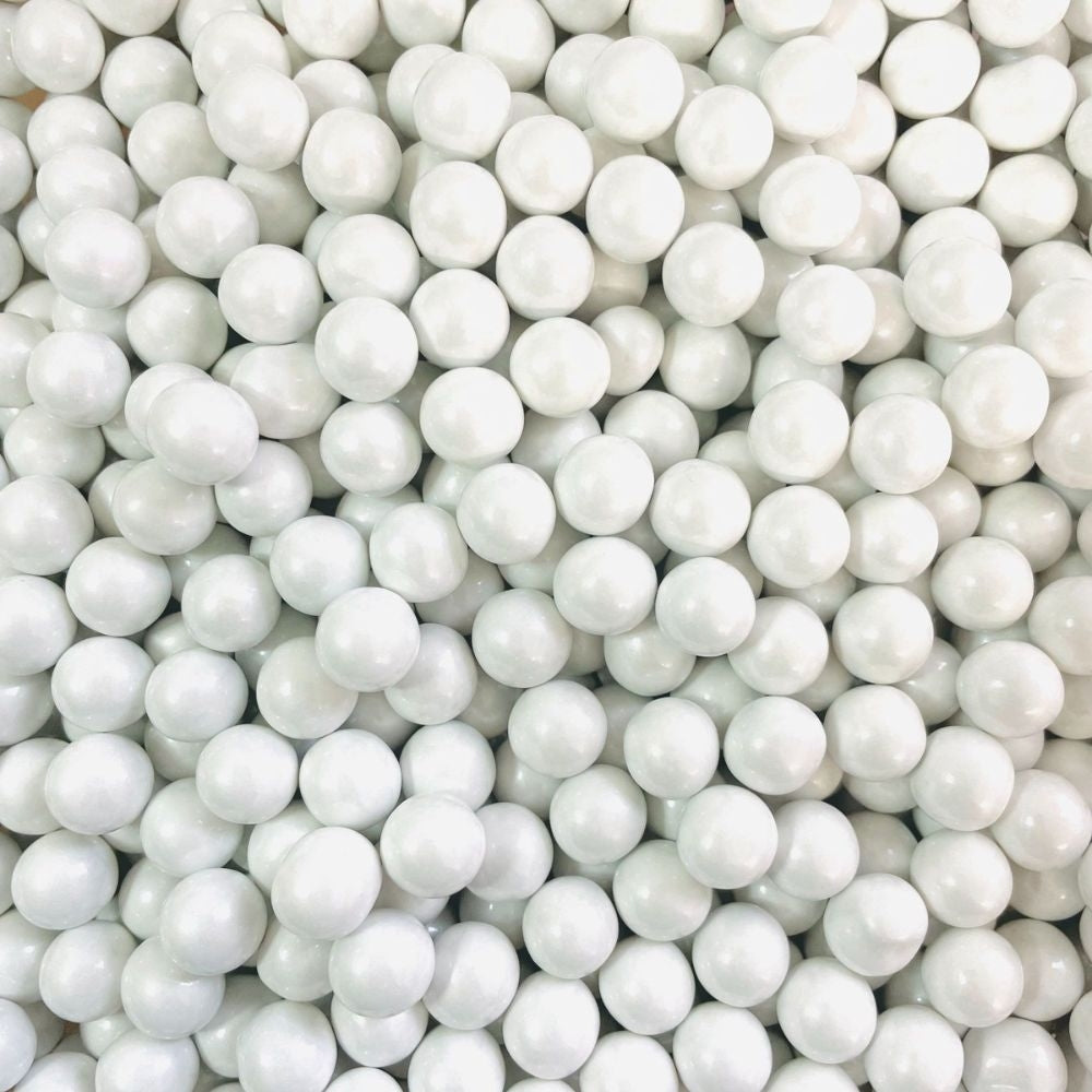 Purple Cupcakes 10mm White Chocolate Filled Sugar Pearls 80g