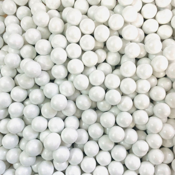 Purple Cupcakes 10mm White Chocolate Filled Sugar Pearls 80g