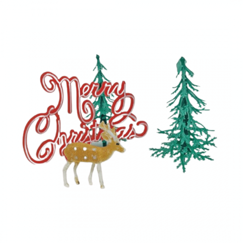 Anniversary House Nostalgic Festive Forest Cake Decorating Kit - Anniversary House