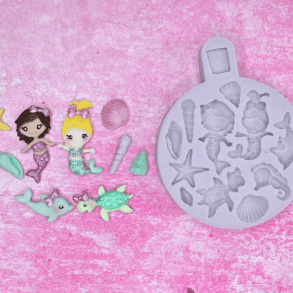 Karen Davies Miniature Mermaid Mould - Karen Davies