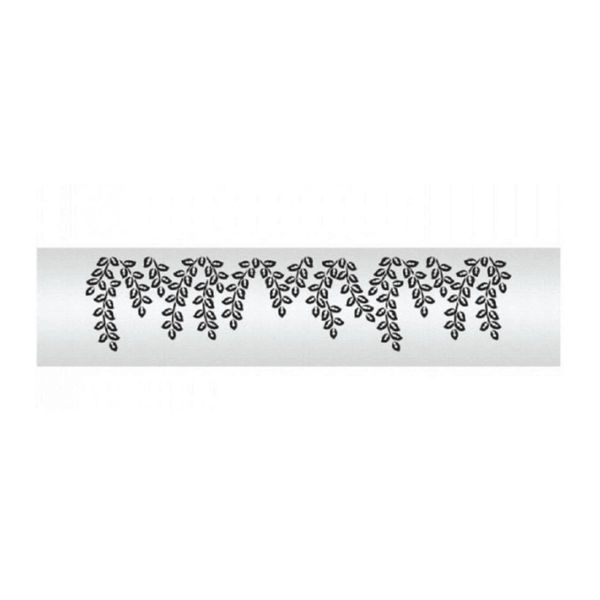 Evil Cake Genius Alexandria Lace Vine Cake Stencil #11