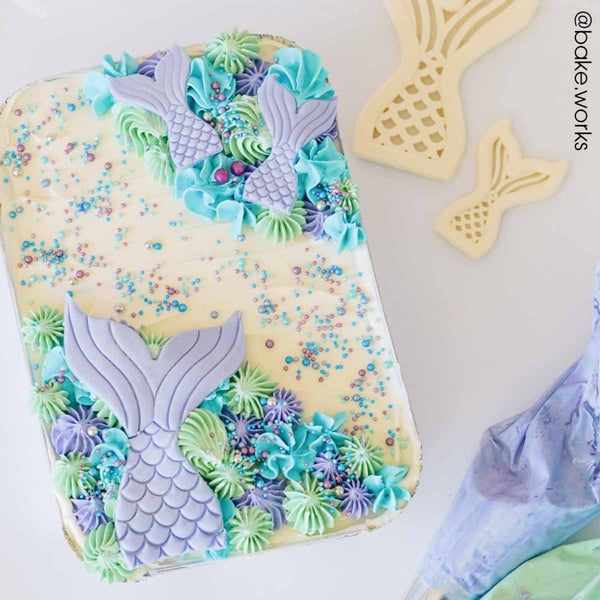 FMM Mermaid Tail Cutters Set Of 2