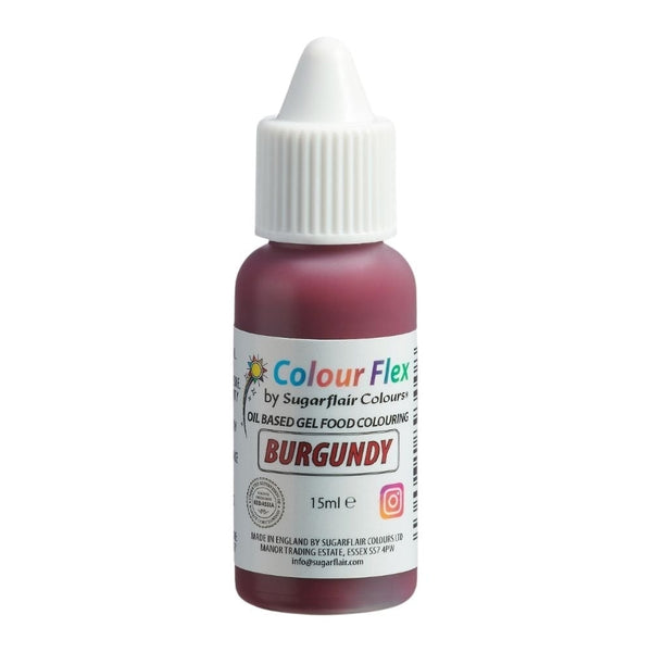 Sugarflair Colour Flex 15ml - Burgundy