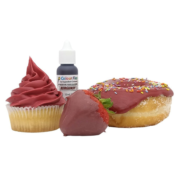 Sugarflair Colour Flex 15ml - Burgundy