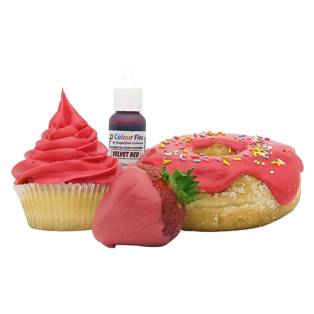 Sugarflair Colour Flex 15ml - Velvet Red