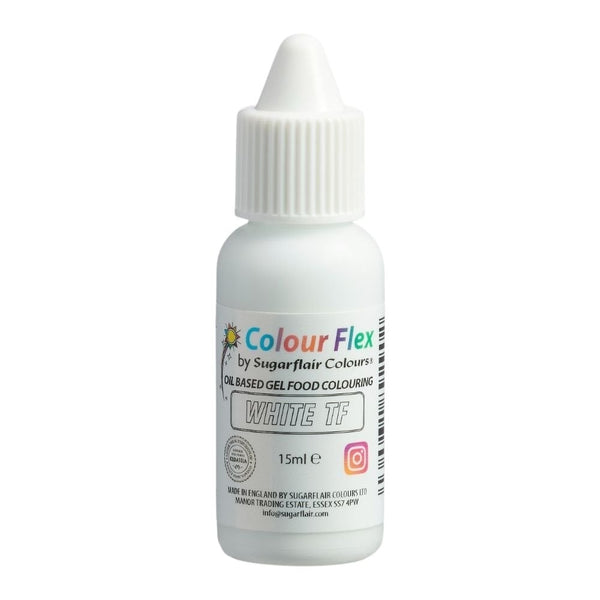 Sugarflair Colour Flex 15ml - White (e171 Free)