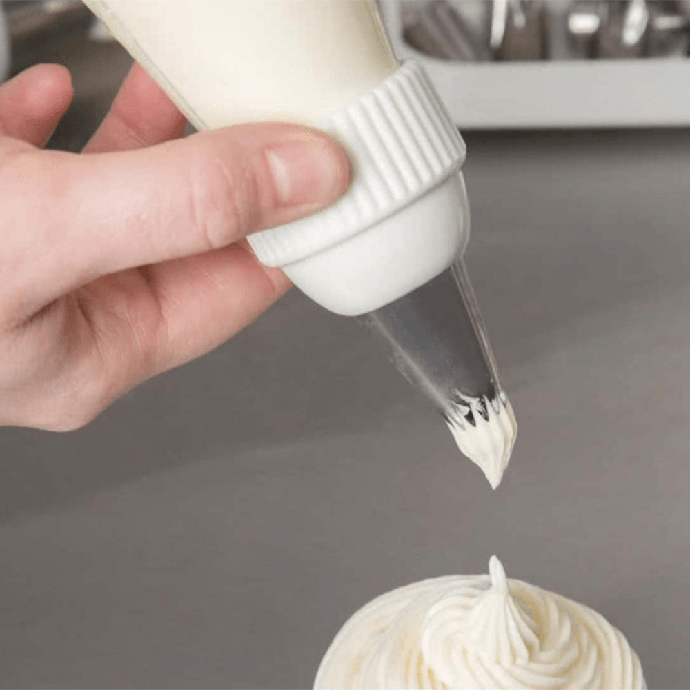 Ateco 3 piece XL Delrin Coupling piping bag adaptor