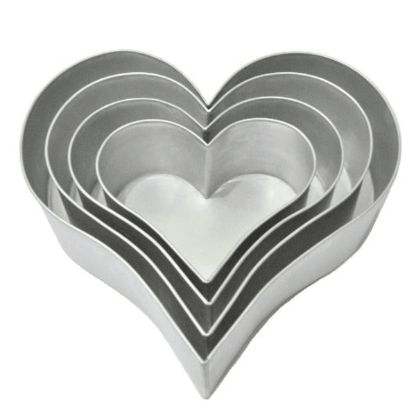 Simply Making Set Of 4 Tier Heart Baking Tins