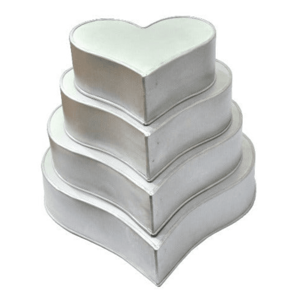 Simply Making Set Of 4 Tier Heart Baking Tins