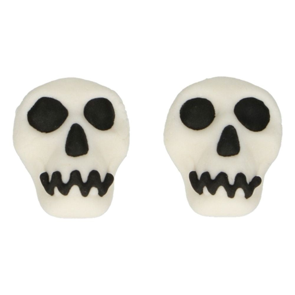 FunCakes Skull Sugar Decorations Set Of 8
