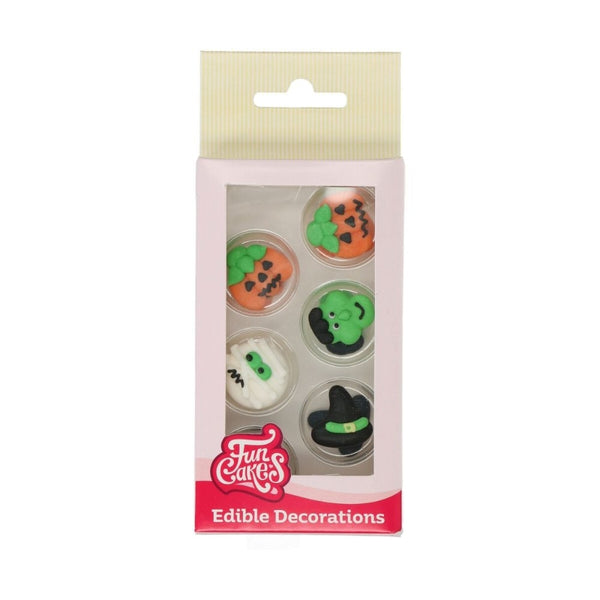 FunCakes Halloween Sugar Decorations Set Of 12