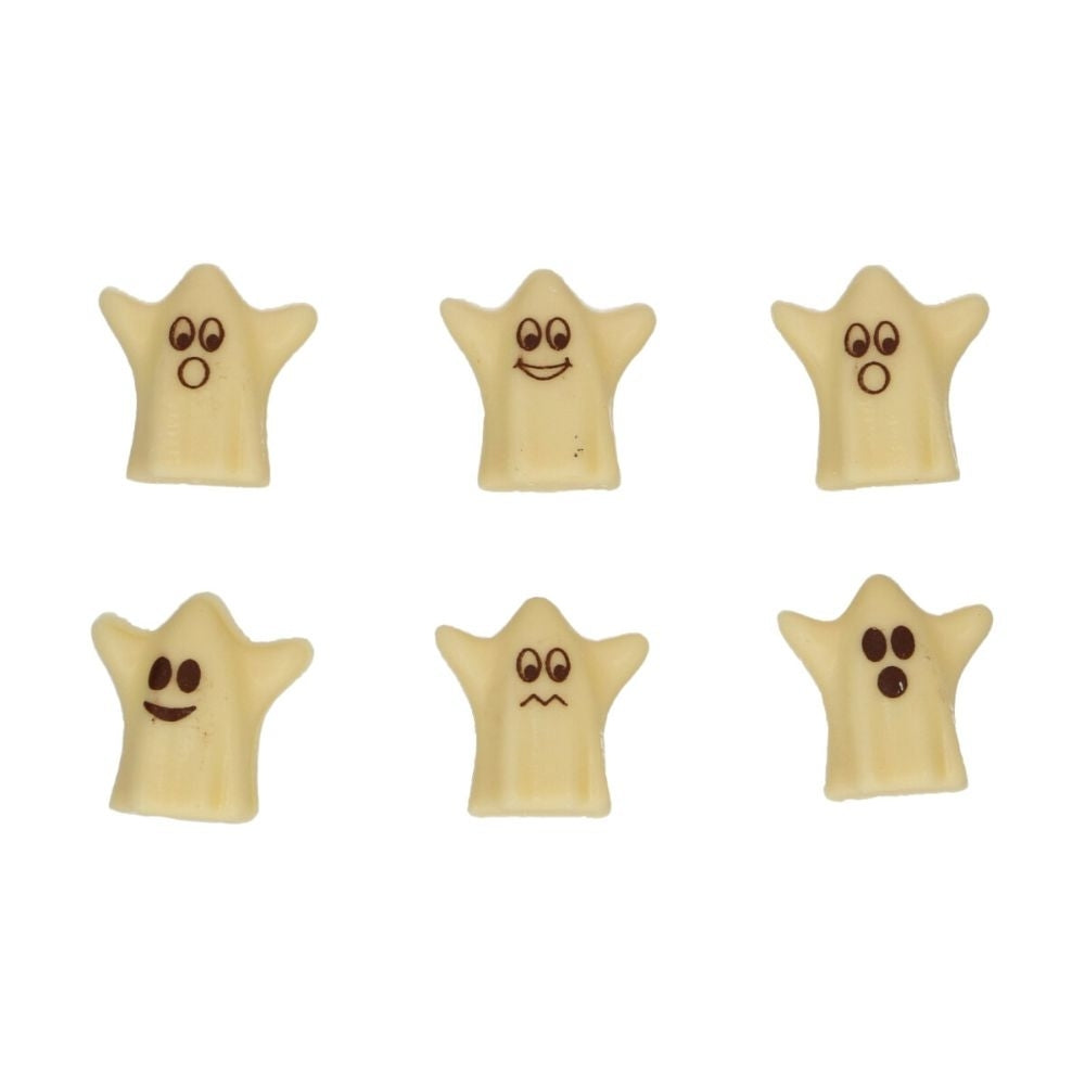 FunCakes 3D Chocolate Ghost Toppers x 6