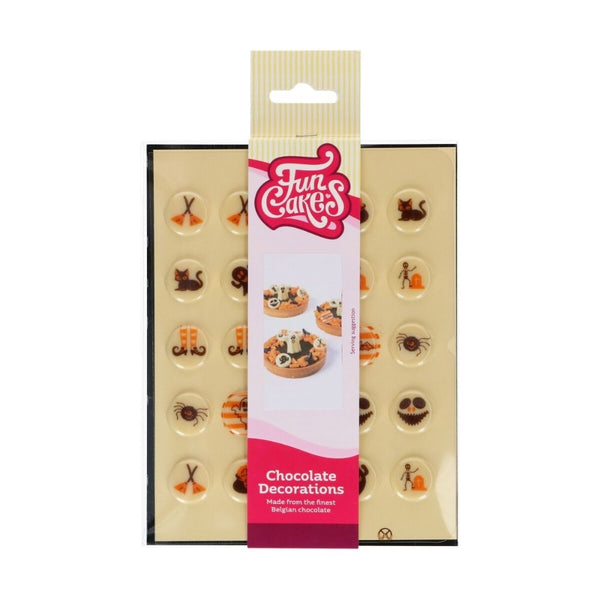 FunCakes Halloween 2cm Chocolate Toppers x 25