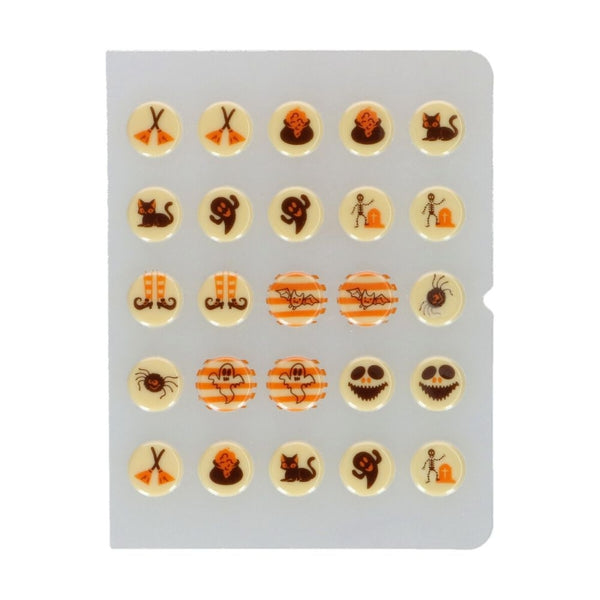 FunCakes LOW DATE - Halloween 2cm Chocolate Toppers x 25 - Funcakes [JUNE 2026]