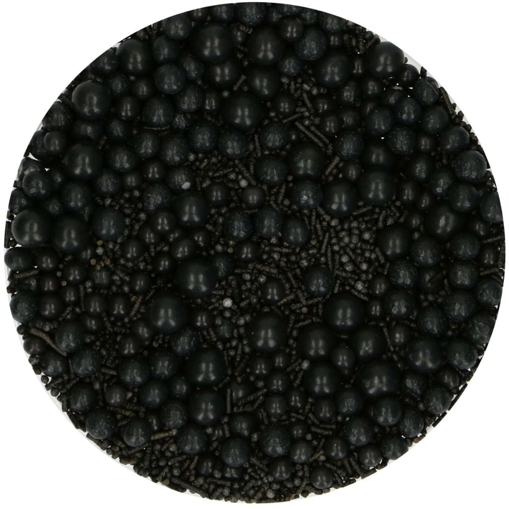 FunCakes Black Sprinkle Medley 65g