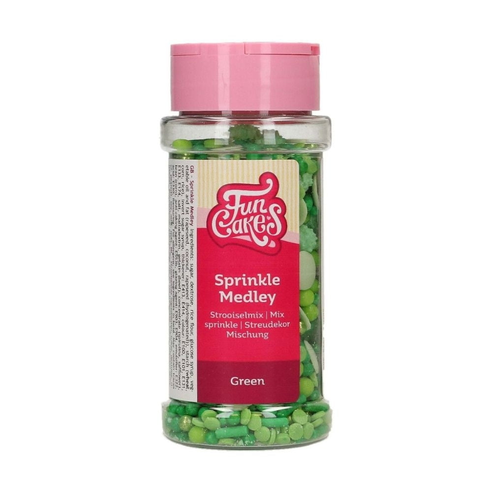 FunCakes Green Sprinkle Medley 65g