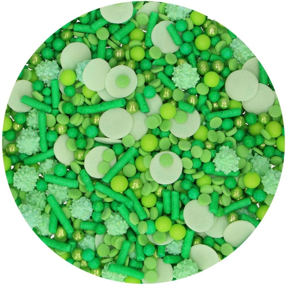FunCakes Green Sprinkle Medley 65g