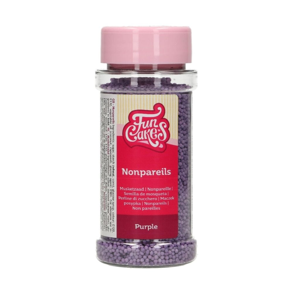 FunCakes Purple Nonpareil Sprinkles 80g