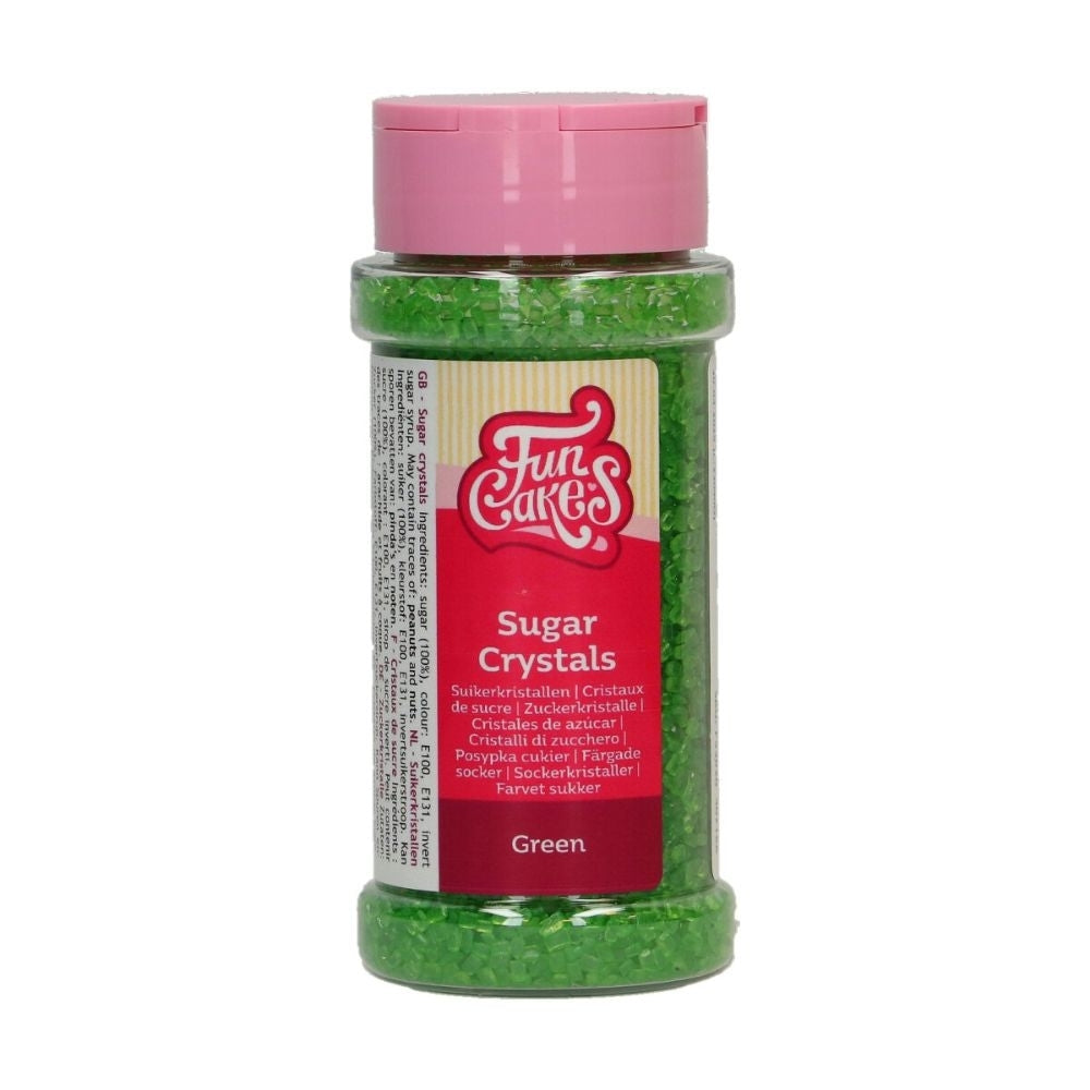 FunCakes Green Sugar Crystals 80g