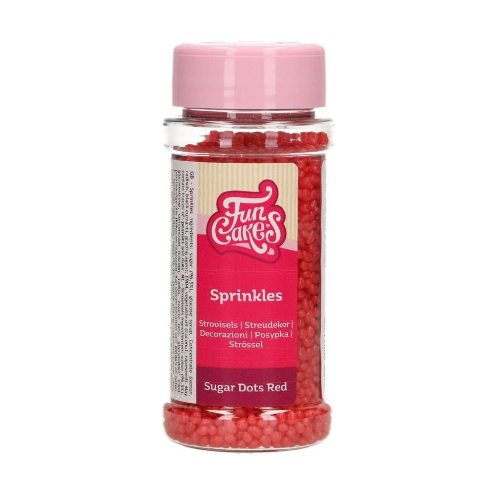 FunCakes Red Sugar Dots 80g