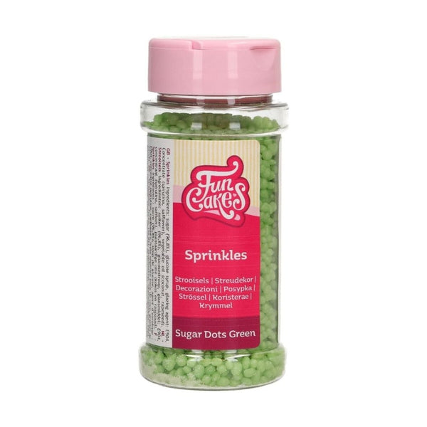 FunCakes EXPIRED - FunCakes Sugar Dots Green 80g [JULY 2025]