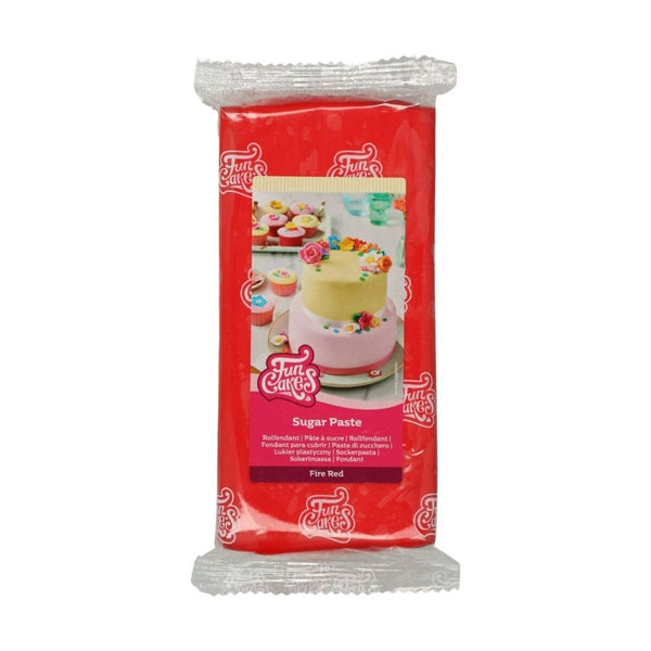 FunCakes Fire Red Sugarpaste