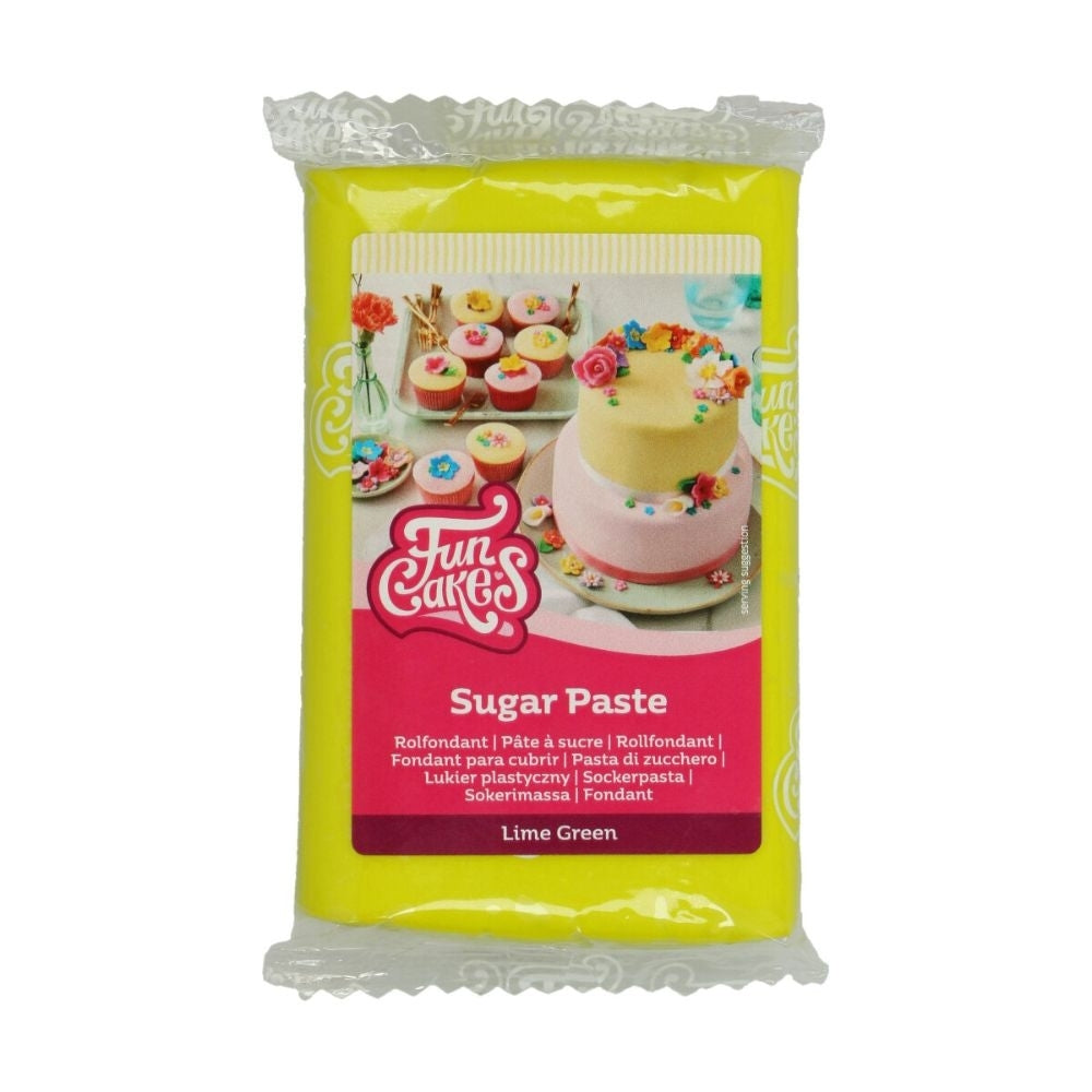 FunCakes Lime Green Sugarpaste 250g