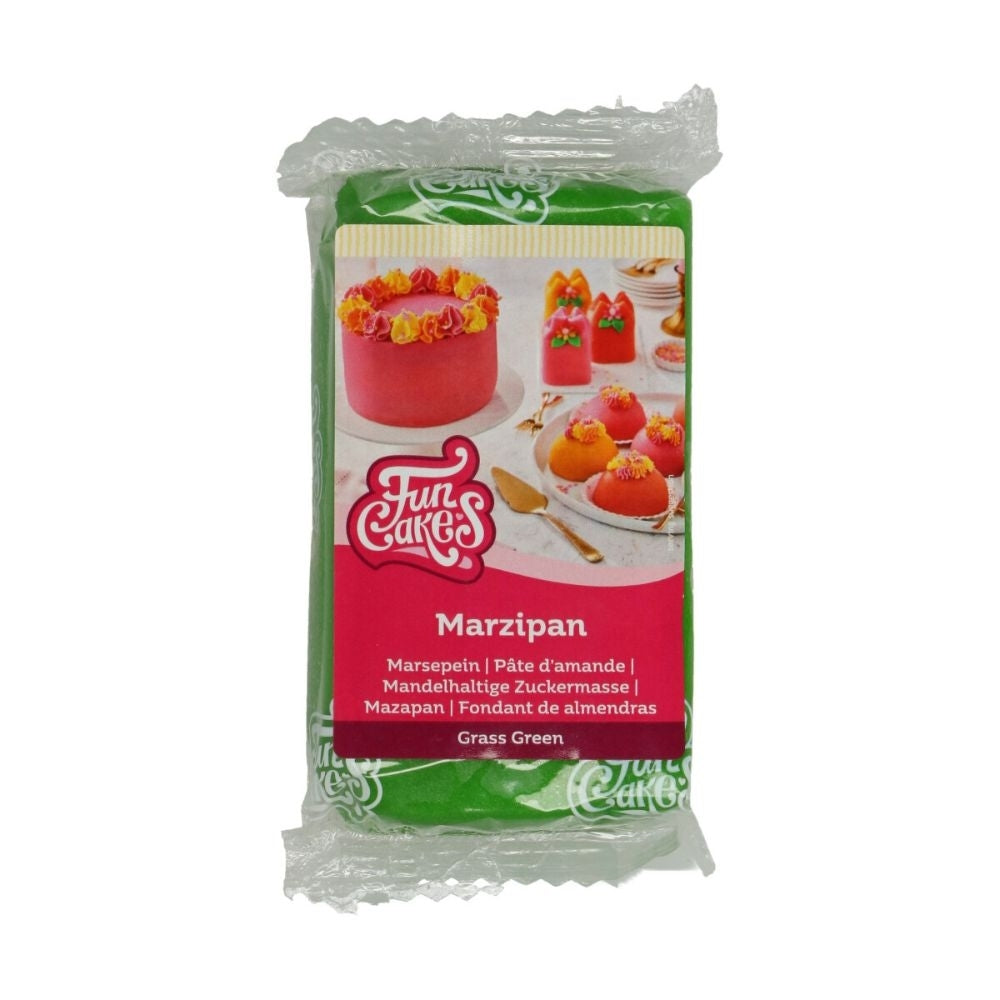 FunCakes Grass Green Marzipan 250g