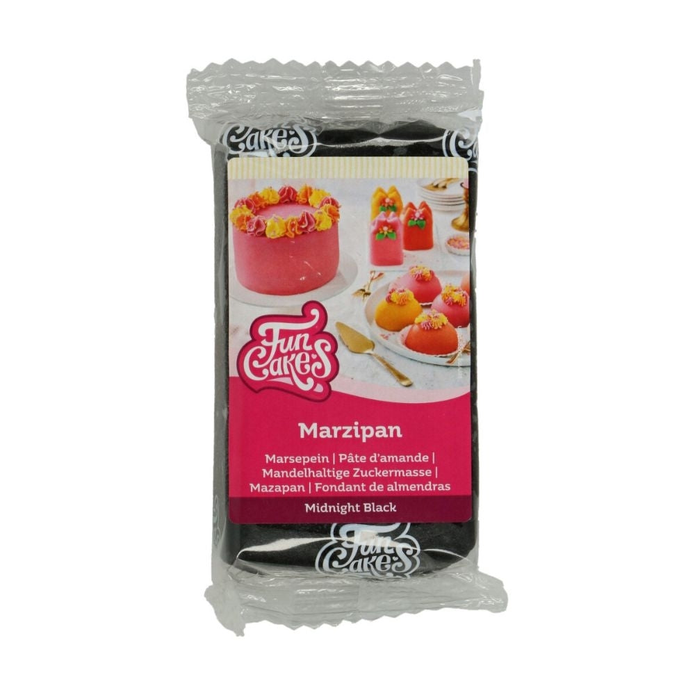 FunCakes Midnight Black Marzipan 250g