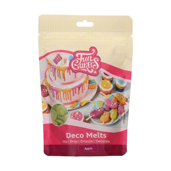 FunCakes Green Apple Flavour Deco Melts 250g
