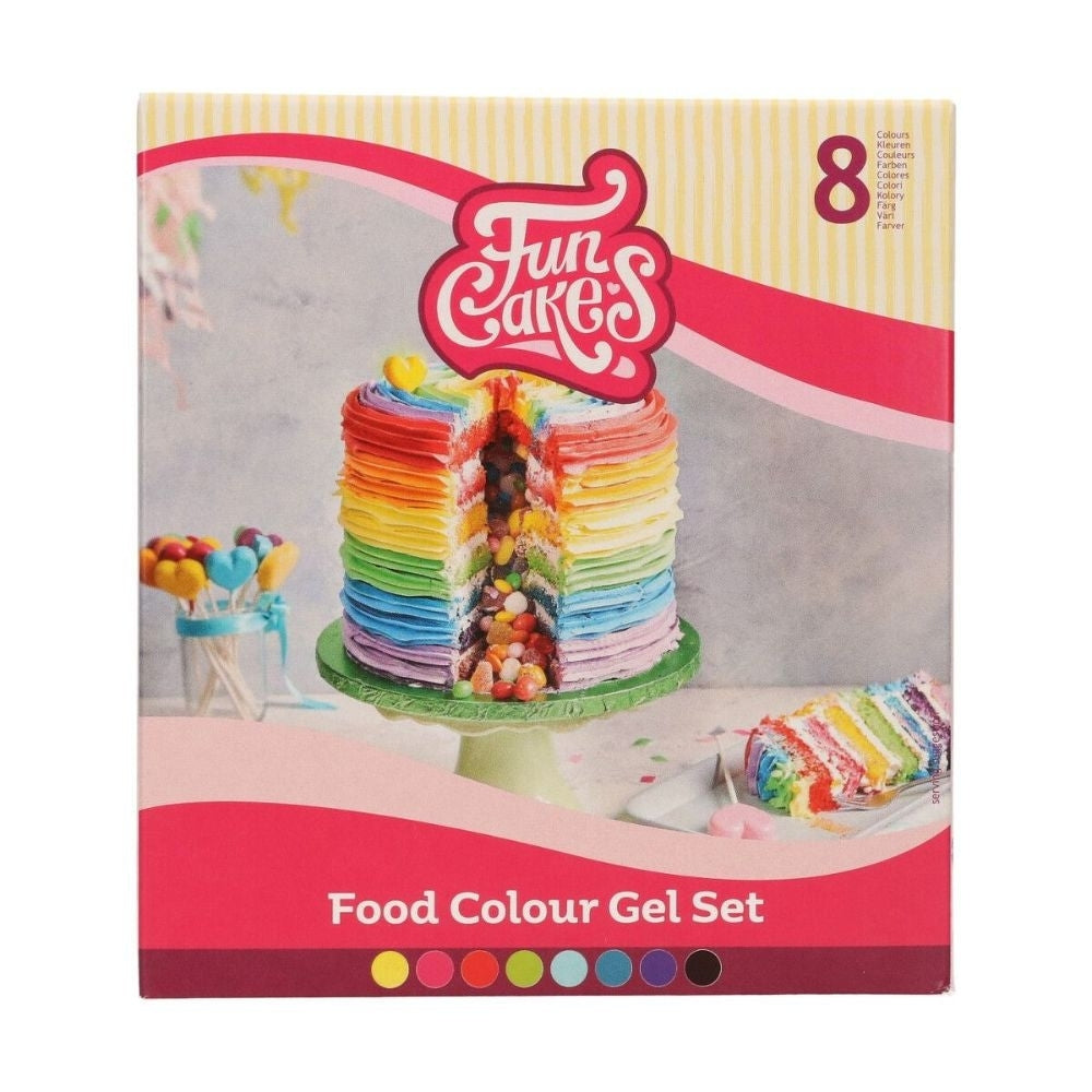 FunCakes EXPIRED - FunCakes Food Colour Gel Set/8 [NOV 2025]