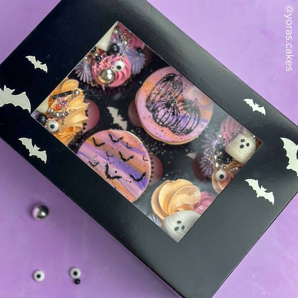 Simply Making Halloween Bat Satin Cupcake Box
