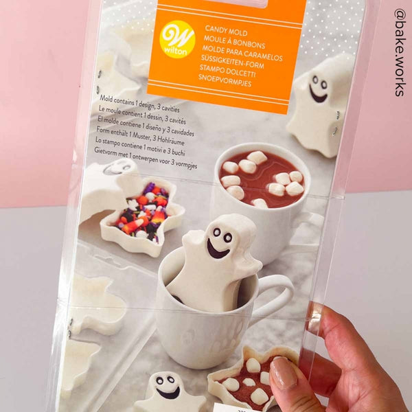 Wilton Ghost - Chocobomb Mould Set Of 2