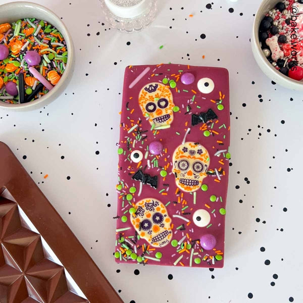 FunCakes Day Of The Dead Chocolate Toppers x 12