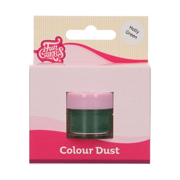 FunCakes Food Colour Dust - Holly Green