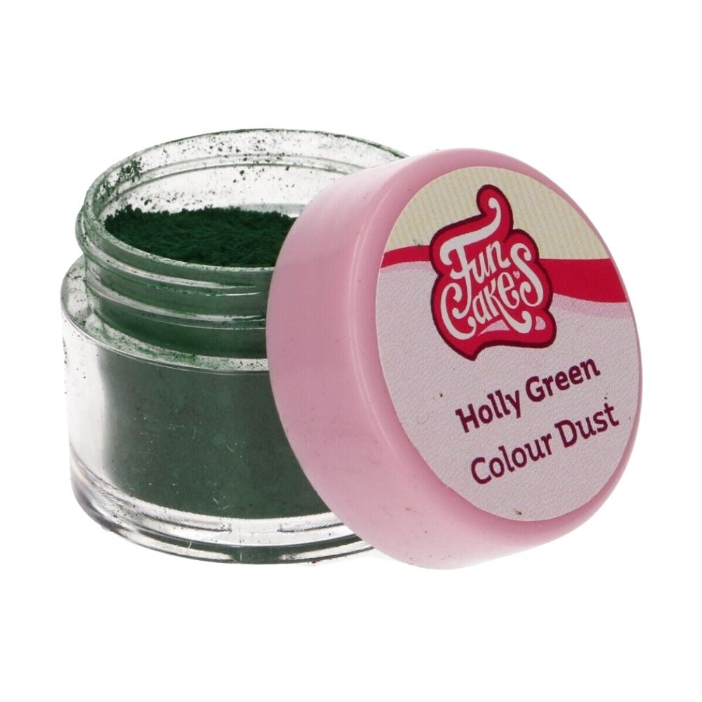 FunCakes Food Colour Dust - Holly Green