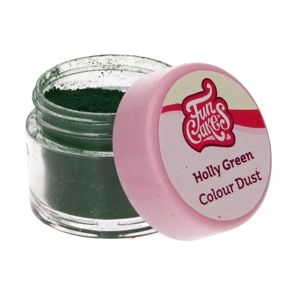 FunCakes Food Colour Dust - Holly Green