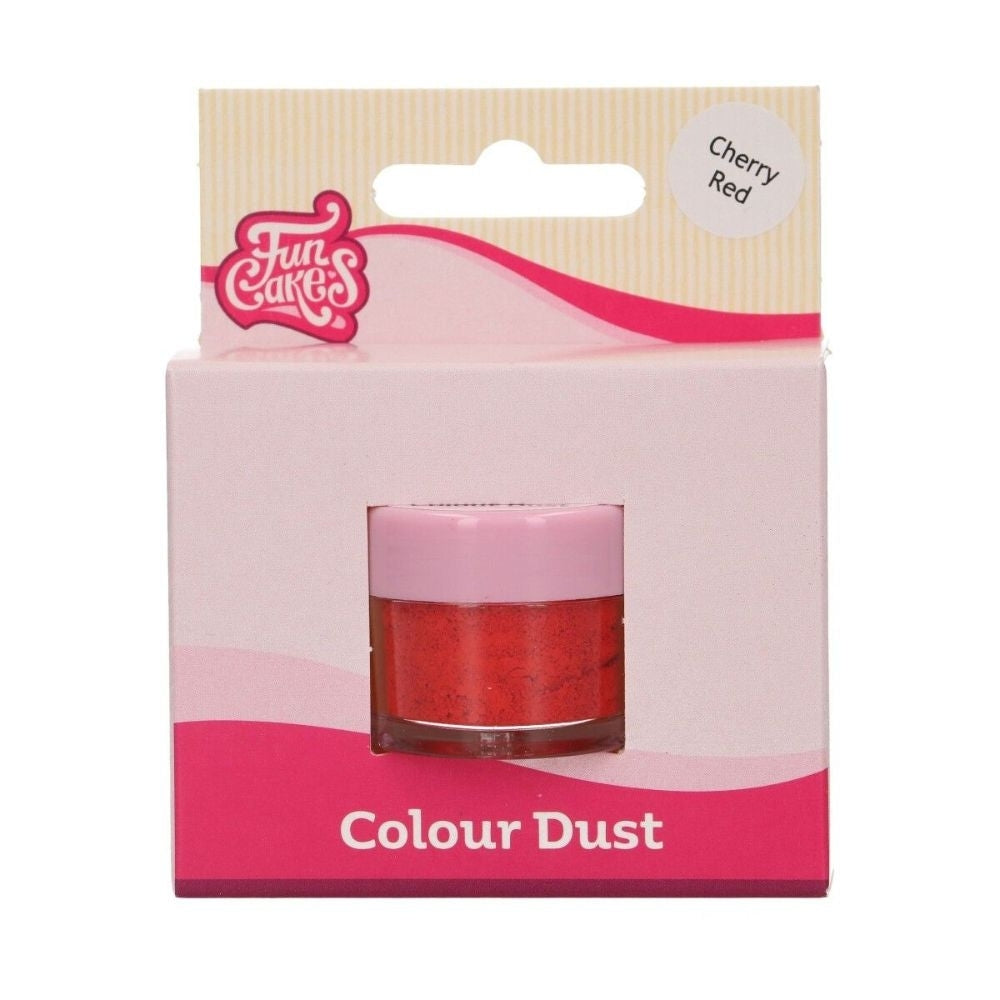 FunCakes Food Colour Dust - Cherry Red