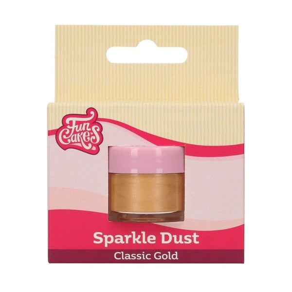 FunCakes Sparkle Dust 2.5g - Classic Gold